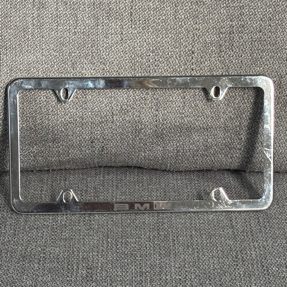 BMW Chrome License Plate Frame